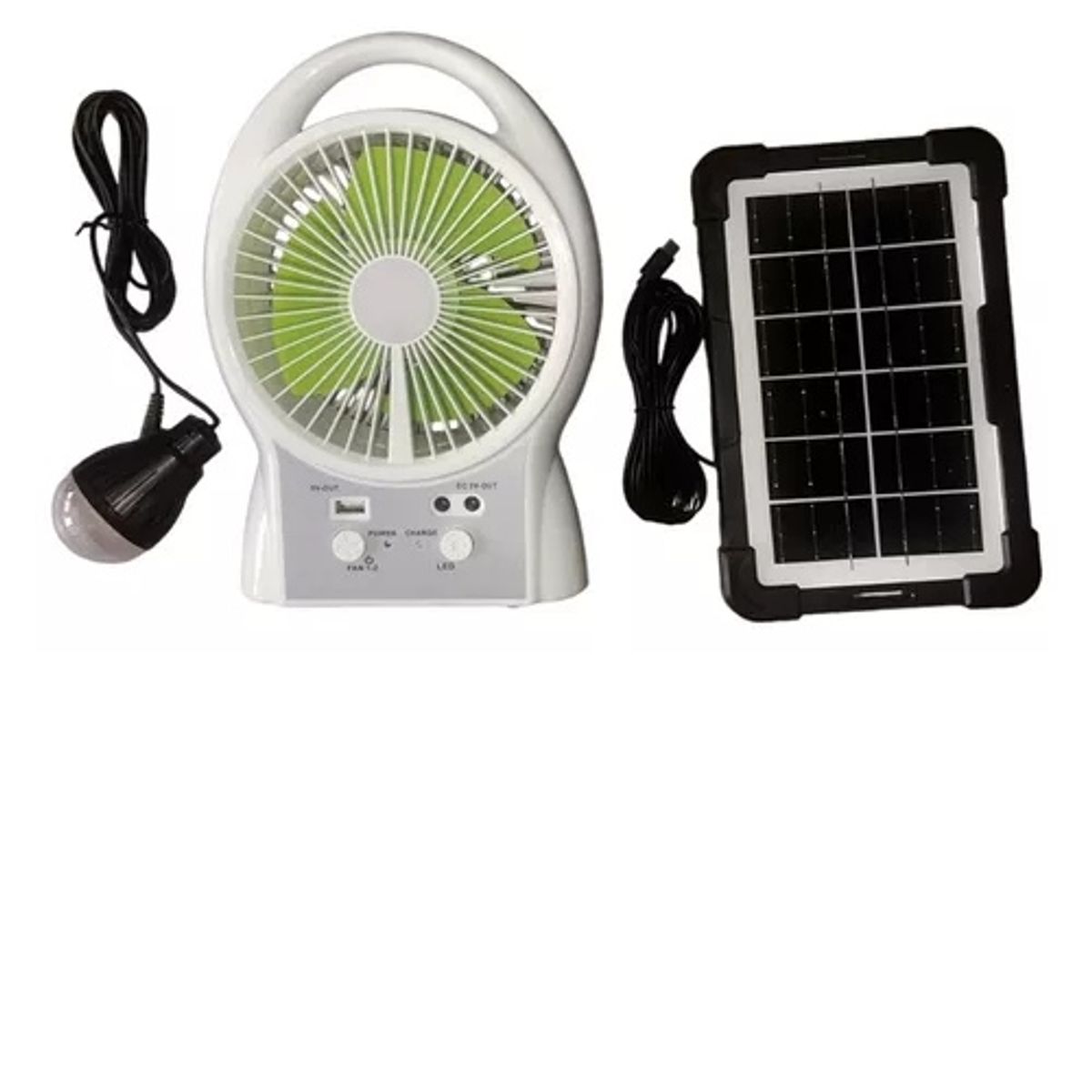 GENERICO - VENTILADOR SOLAR 6 GD-8026