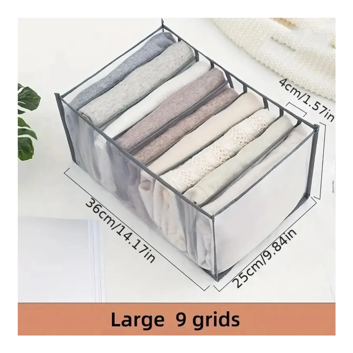 GENERICO - Organizador De Ropa Jeans Camisas Sueters Closet Plegable