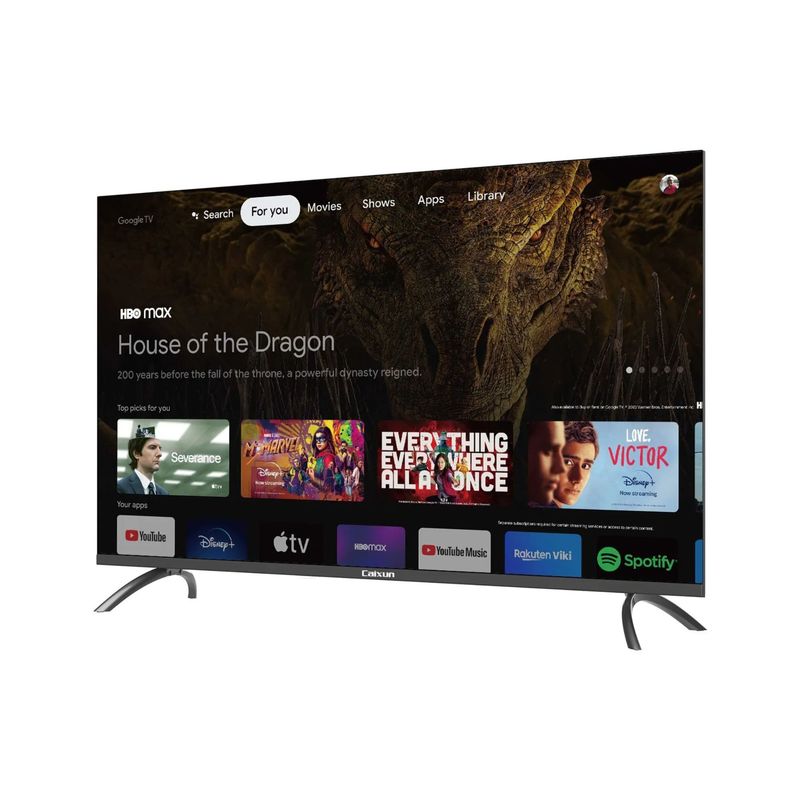 CAIXUN - Televisor Caixun 43 Pulgadas Full HD Google Tv C43VAFG