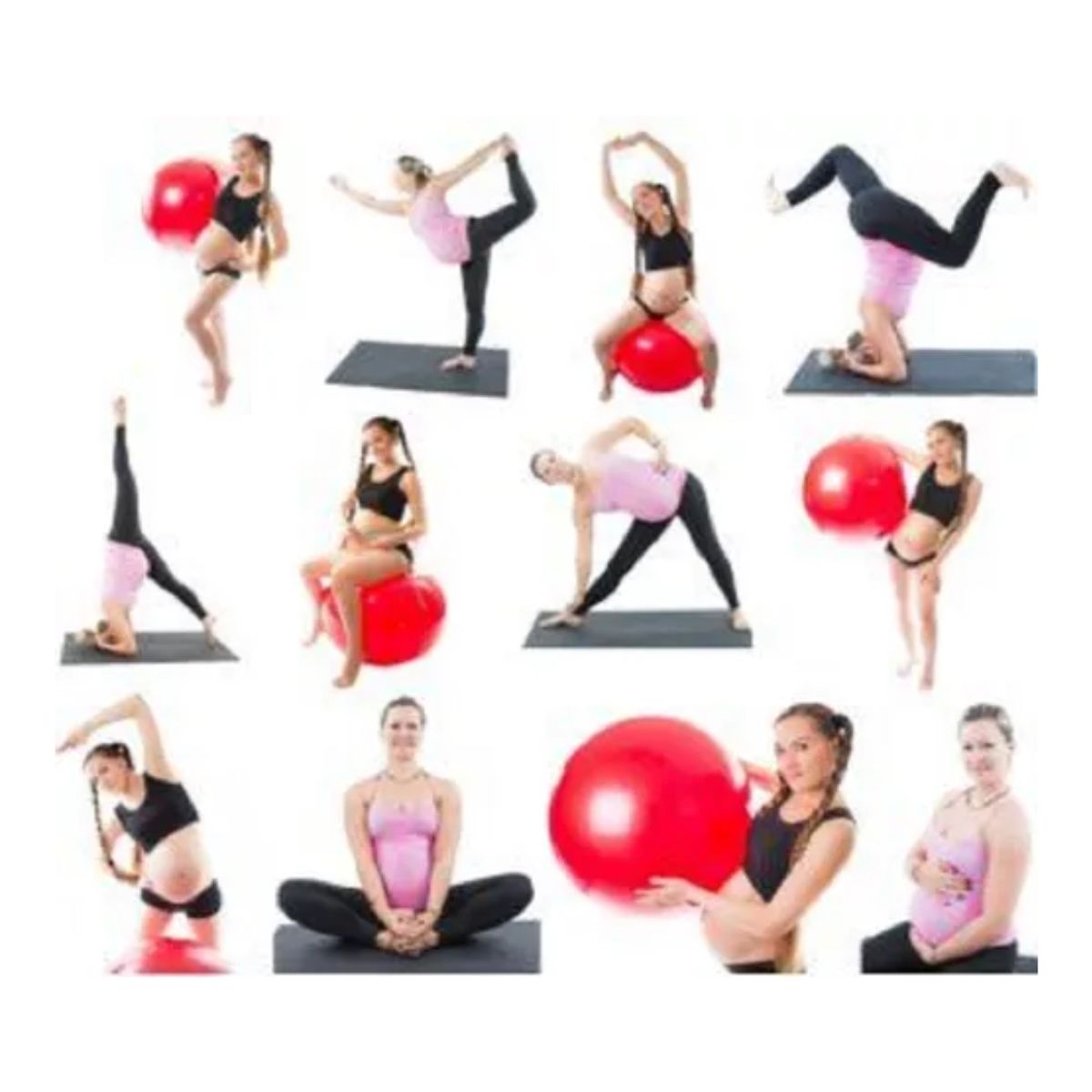 GENERICO - Yoga Balón Pilates Pelota Bola Gimnasia Gestacíon 65 Cm