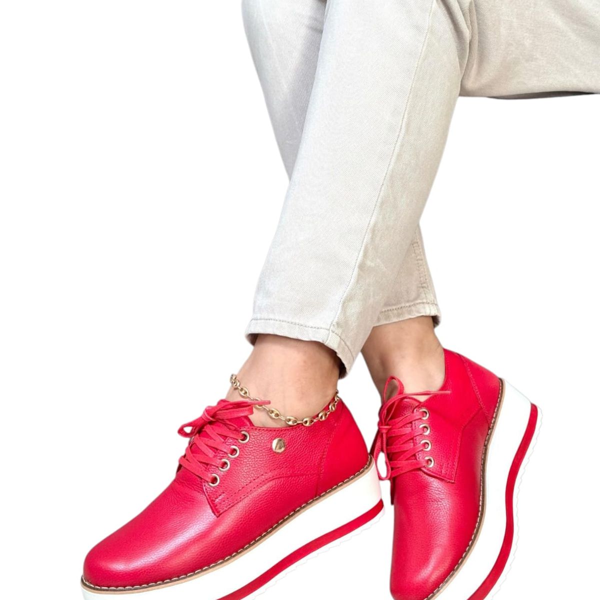 EVEGONZ - Zapato Oxford En Cuero Calzado Comodo Mujer