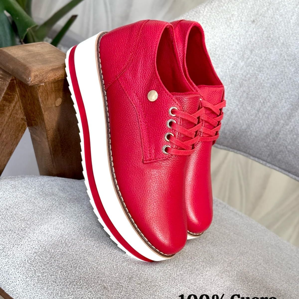 EVEGONZ - Zapato Oxford En Cuero Calzado Comodo Mujer