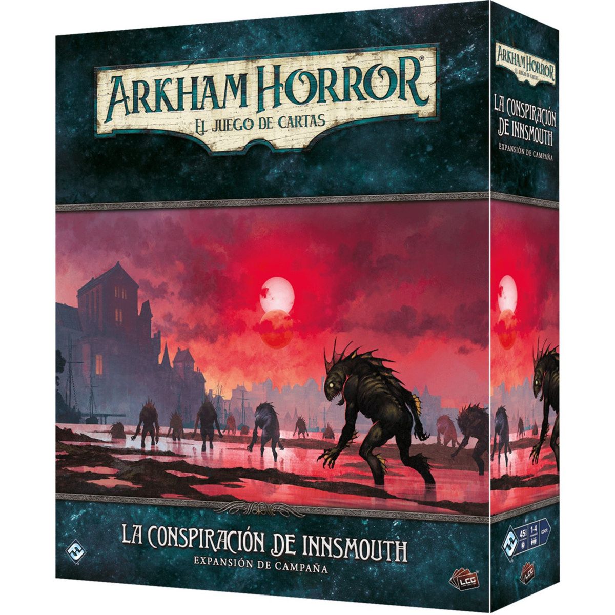 FANTASY FLIGHT GAMES - Arkham Horror Lcg La Conspiracion De Innsmouth Expansion Campaña