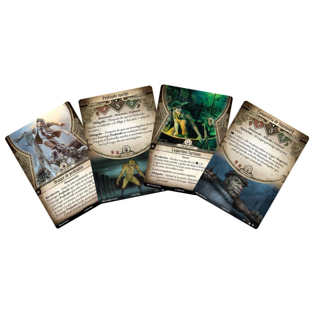 FANTASY FLIGHT GAMES - Arkham Horror Lcg La Conspiracion De Innsmouth Expansion Campaña