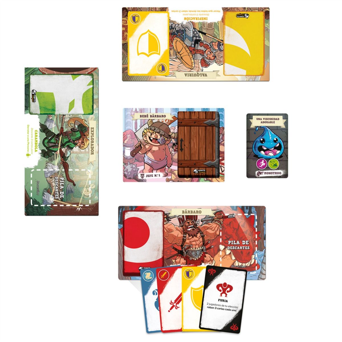 3D - 5 Minute Dungeon Juego De Mesa