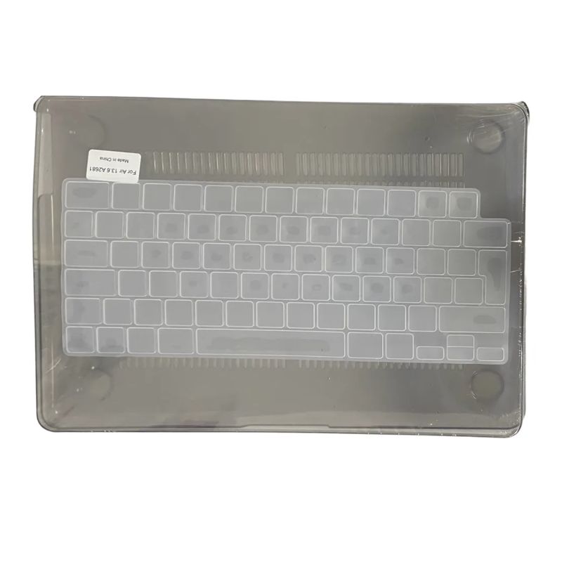 GENERICO - Carcasa Case Para Mac Air 13.6 A2681 Protector Teclado Español Gris