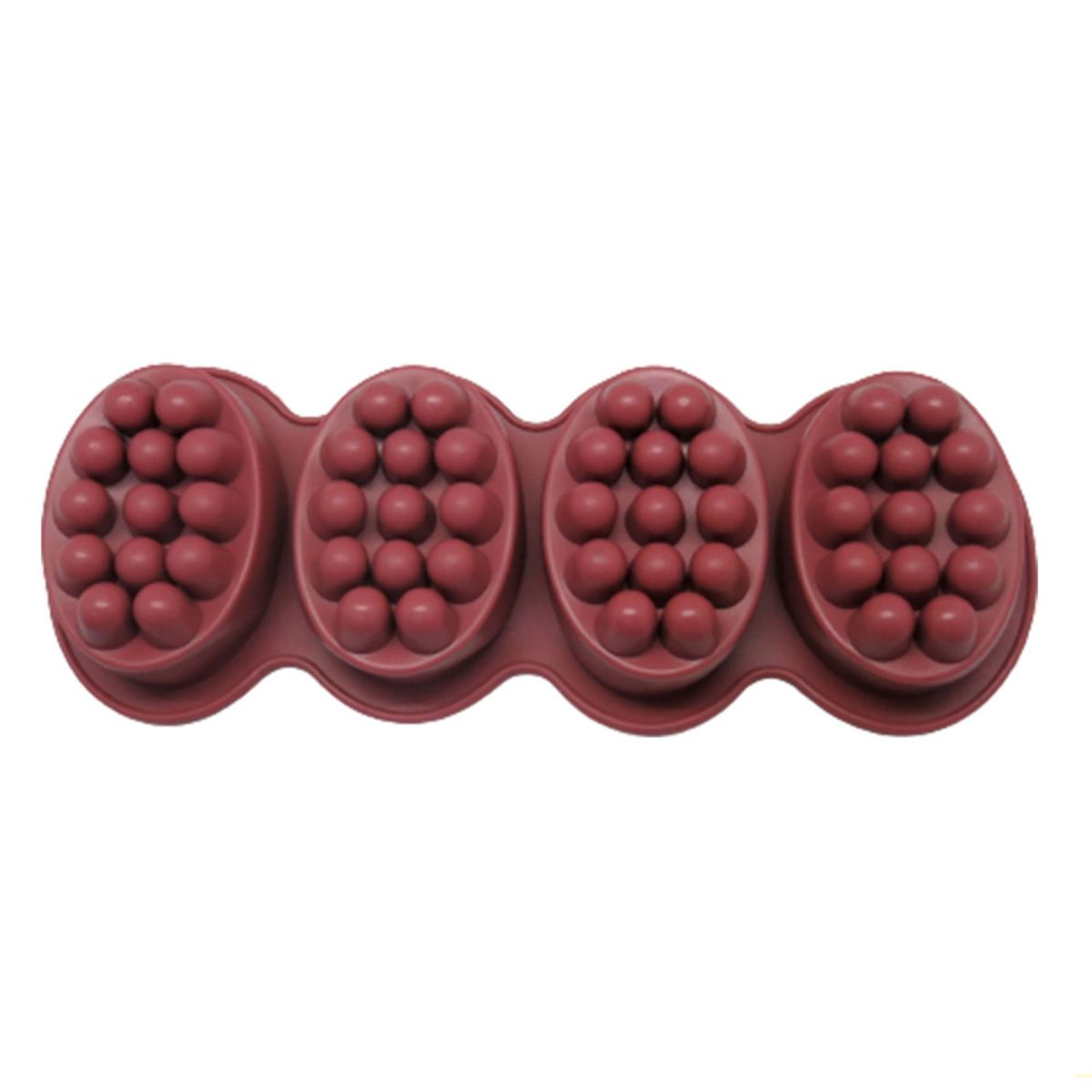 ORQUIDEA - Molde silicona jab—n masaje x 4 cav