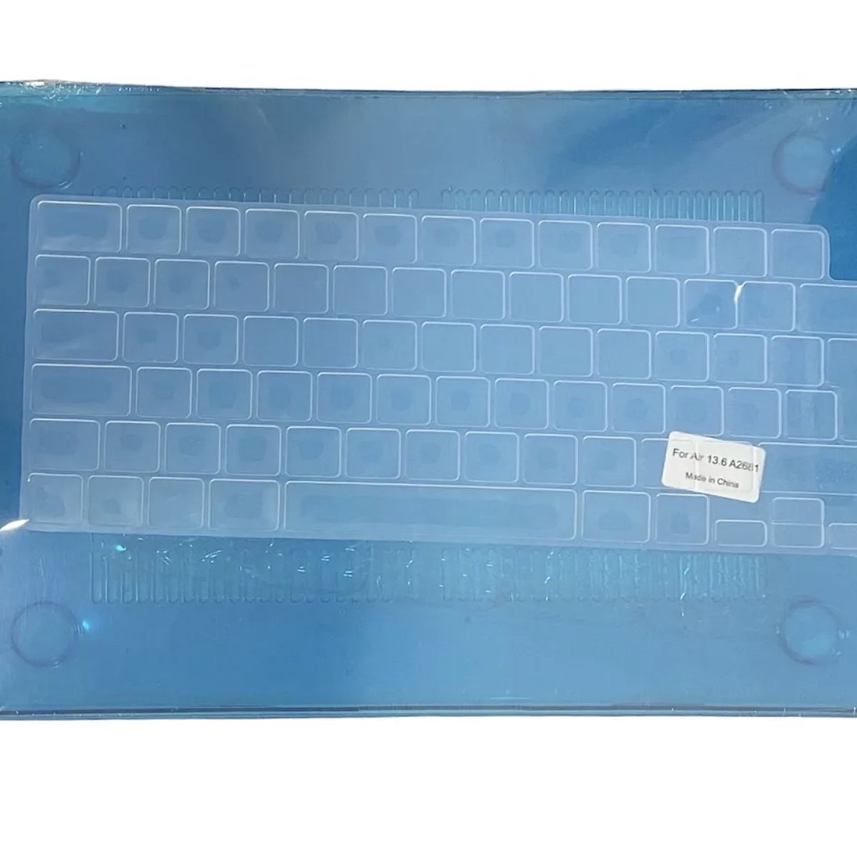 GENERICO - Carcasa Case Para Mac Air 13.6 A2681 Protector Teclado Español AzulCla