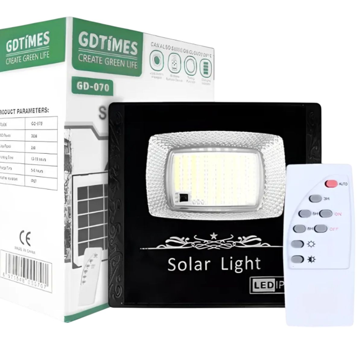 GENERICO - Lampara Reflector Solar Control Remoto