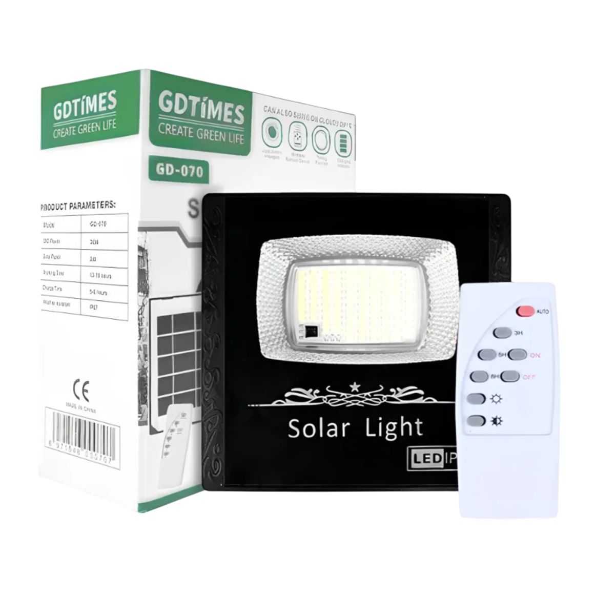 GENERICO - Lampara Reflector Solar Control Remoto