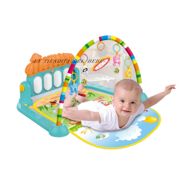 BEBE - Gimnasio Bebe Piano Fitness Rack Musical Juguete Infantil