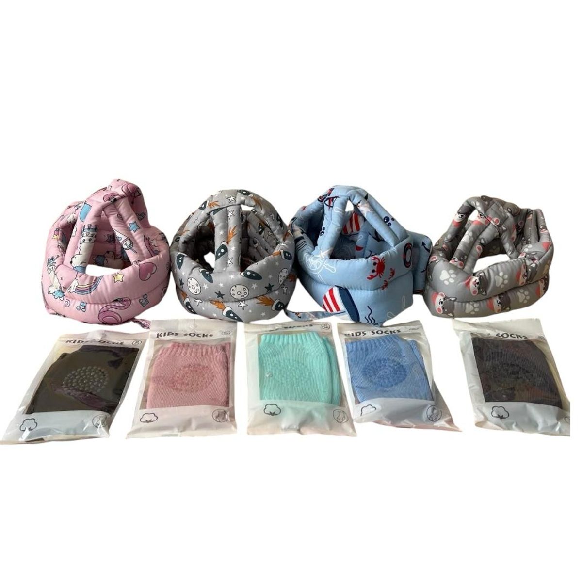 GENERICO - Combo Gateadores Incluye Casco Protector + Rodilleras