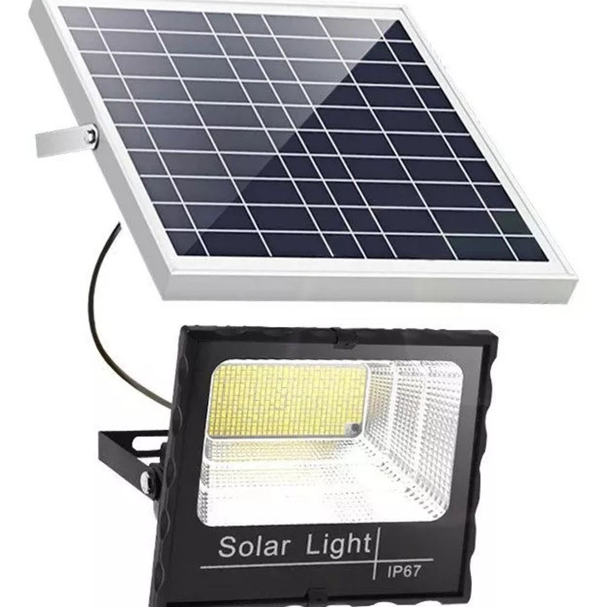 HOME - Reflector solar 500w Lampara led Control remoto Exterior Inalambrico