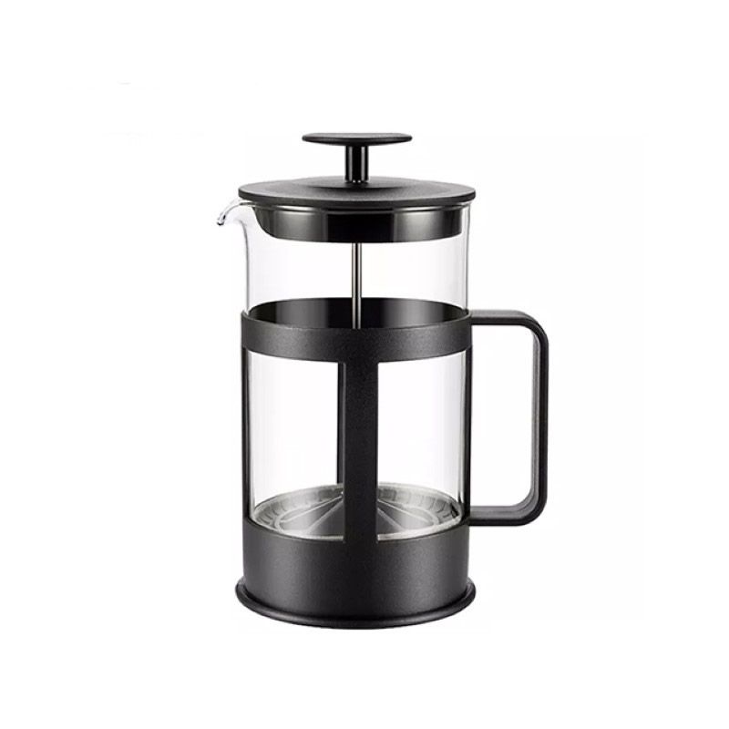 GENERICO - Prensa Francesa Cafe Cafetera Vidrio 350ml Filtro Acero Inox