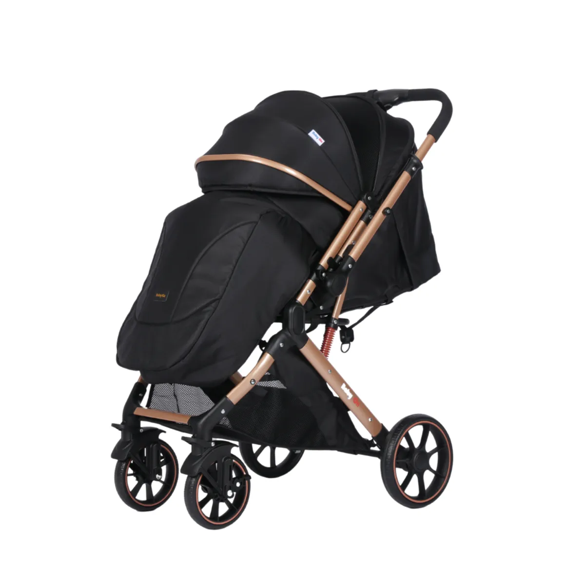 BABY ON - Coche de bebé BabyOn Evolution Reversible Navy + Pañalera