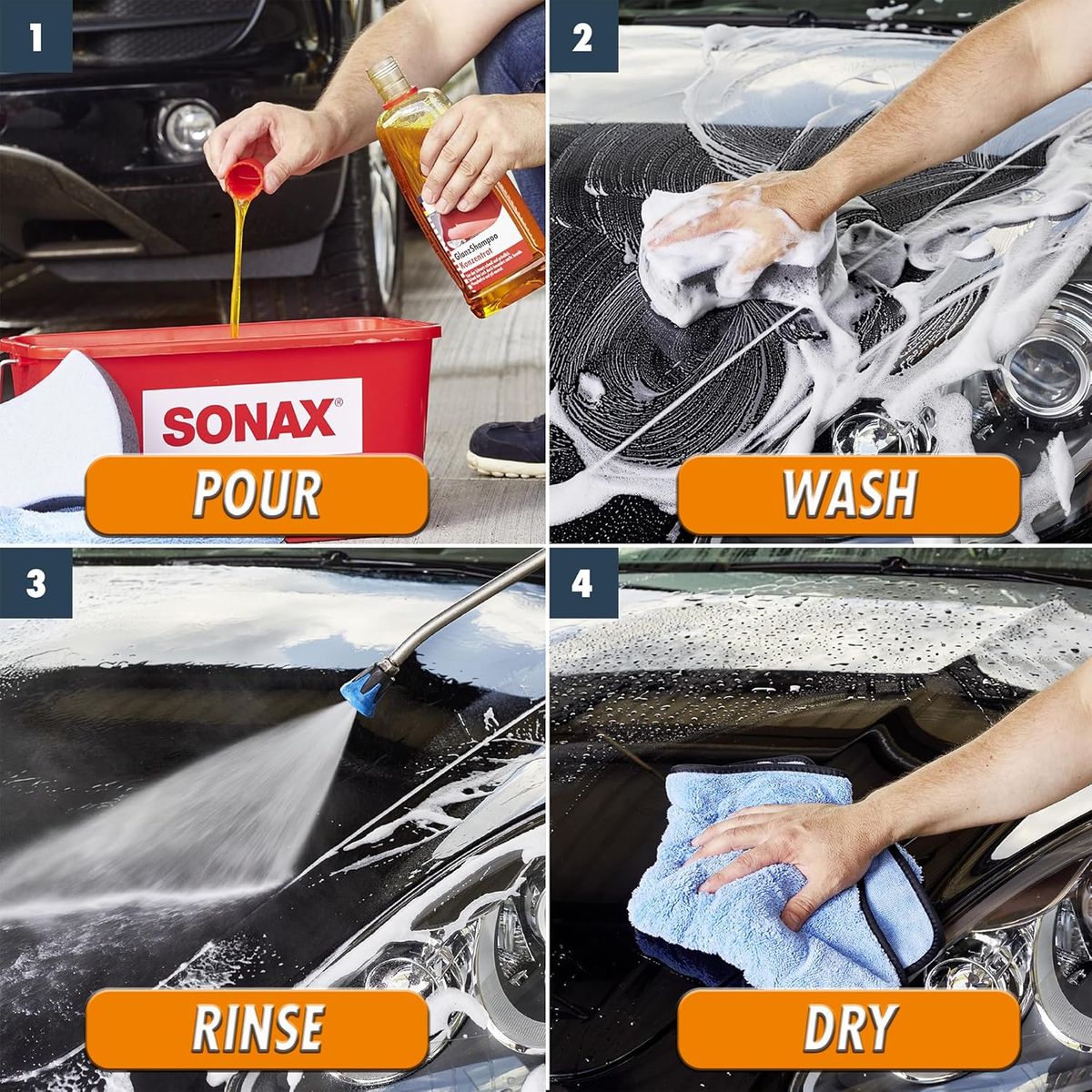 SONAX - Sonax Shampoo Concentrado Brillo 1 Lt