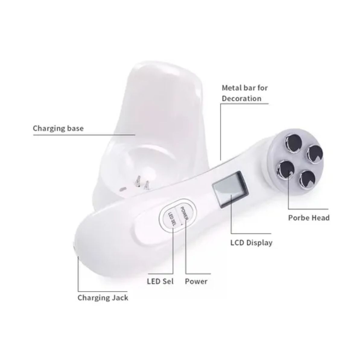 GENERICO - Dispositivo de radiofrecuencia electroporación y mesoterapia facial 110V220V