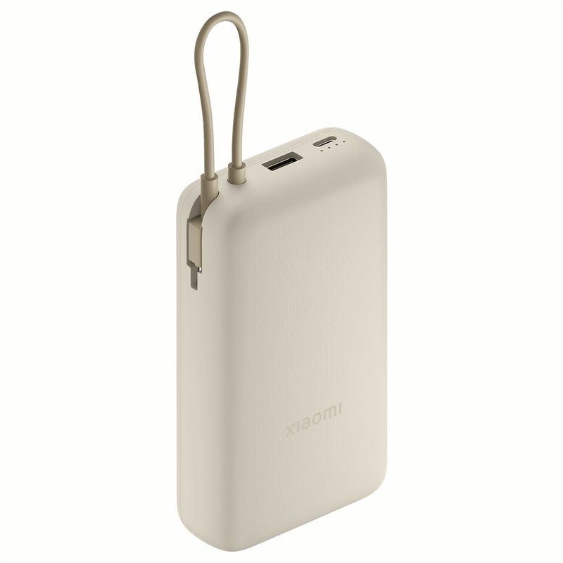 XIAOMI - Xiaomi Power Bank 20000mah Cable Integrado 33W USB-C Tan