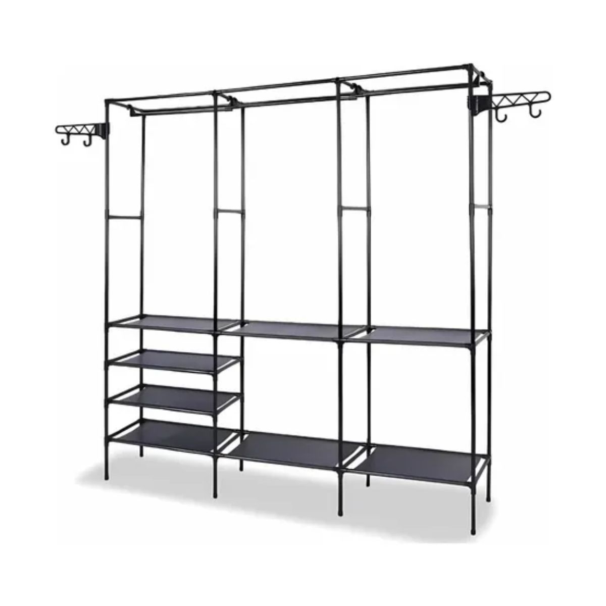 GENERICO - Organizador Closet Calzado Perchero 3 Espacios Multifuncion