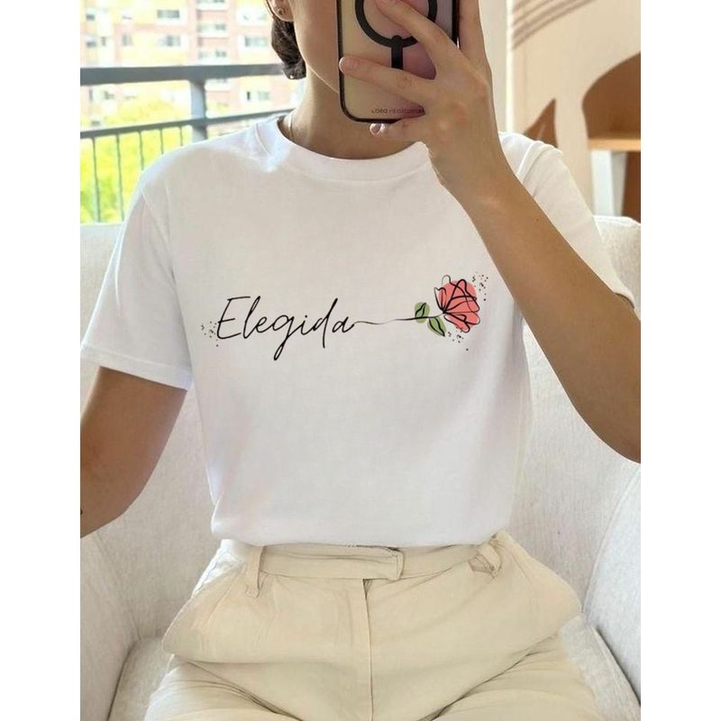 ISMI - Camiseta Cristiana Mujer Manga Corta Poli Algodón Ismi.