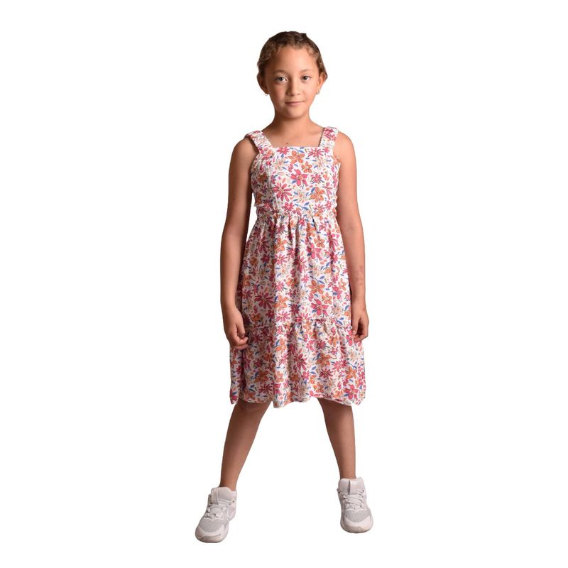 BIGBOYS - Vestido Corto Flores Niña