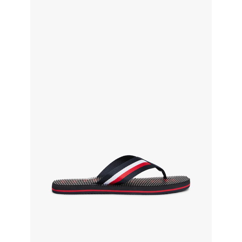 TOMMY HILFIGER - Sandalias azul con logo y plantilla de masaje Tommy Hilfiger