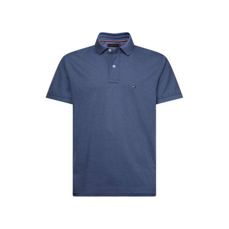 TOMMY HILFIGER - Polo azul oscuro de corte regular Tommy Hilfiger