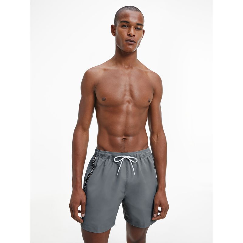 CALVIN KLEIN - Bermuda De Baño Con Cintas Distintivas En Los Laterales Calvin Klein
