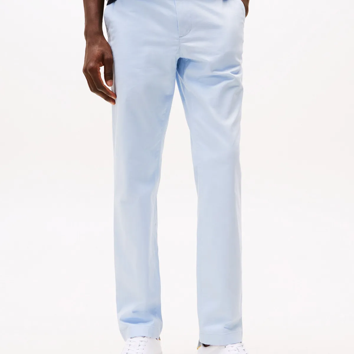 TOMMY HILFIGER - Pantalón celeste chino Denton con pierna recta Tommy Hilfiger