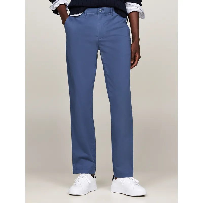 TOMMY HILFIGER - Pantalón azul chino Denton con pierna recta Tommy Hilfiger