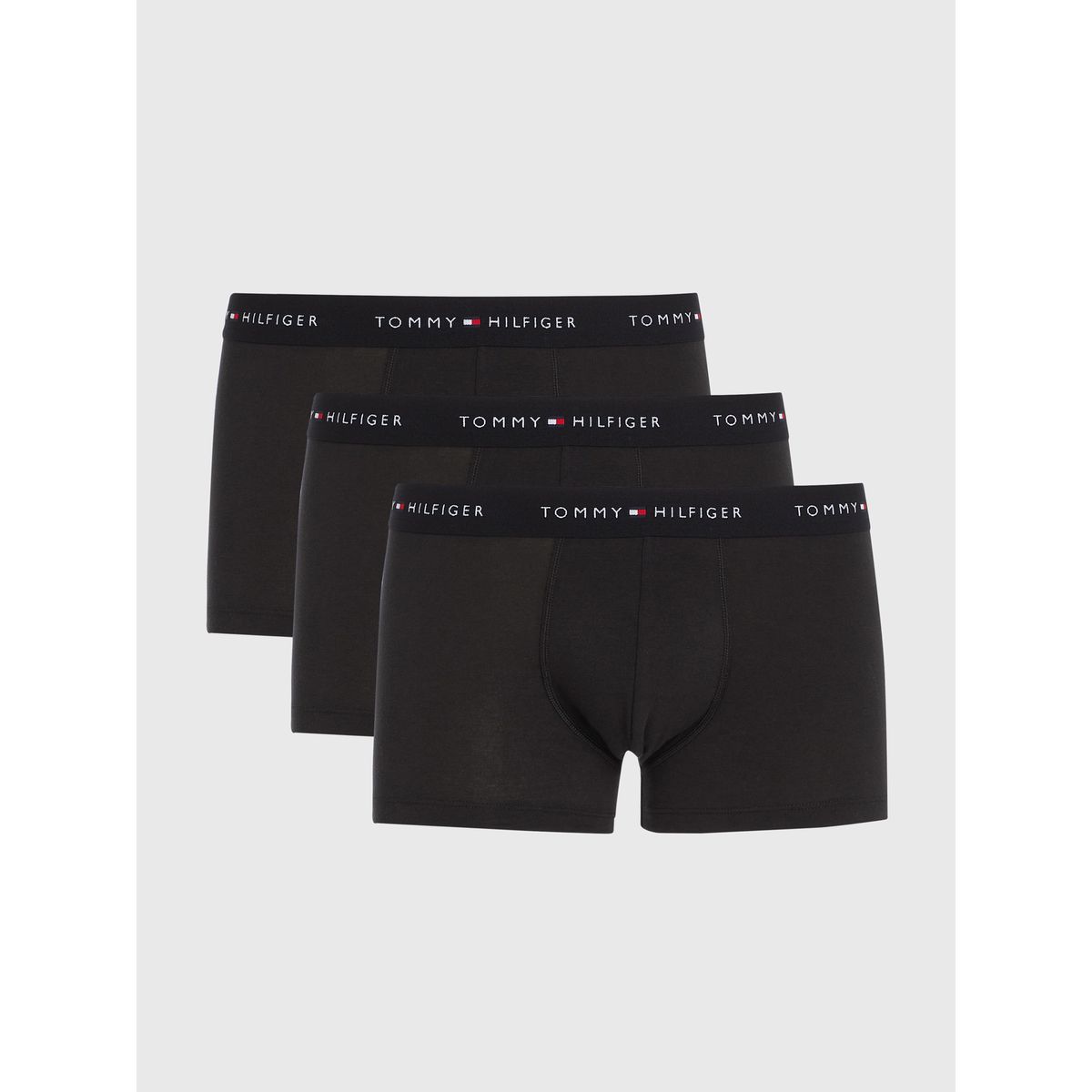 TOMMY HILFIGER - Pack negro de 3 bóxer trunk essential Tommy Hilfiger