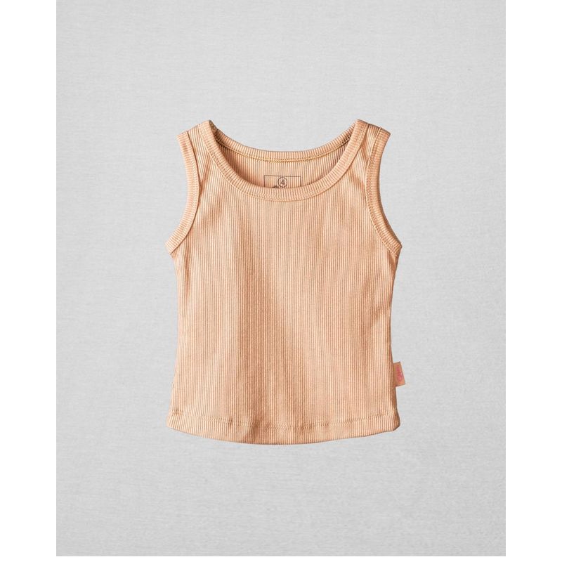 BIGBOYS - Crop Basic Esqueleto Beige