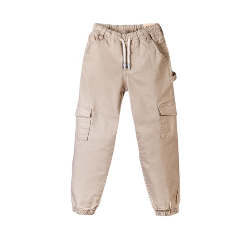BIGBOYS - Drill Jogger Cargo Beige Niño