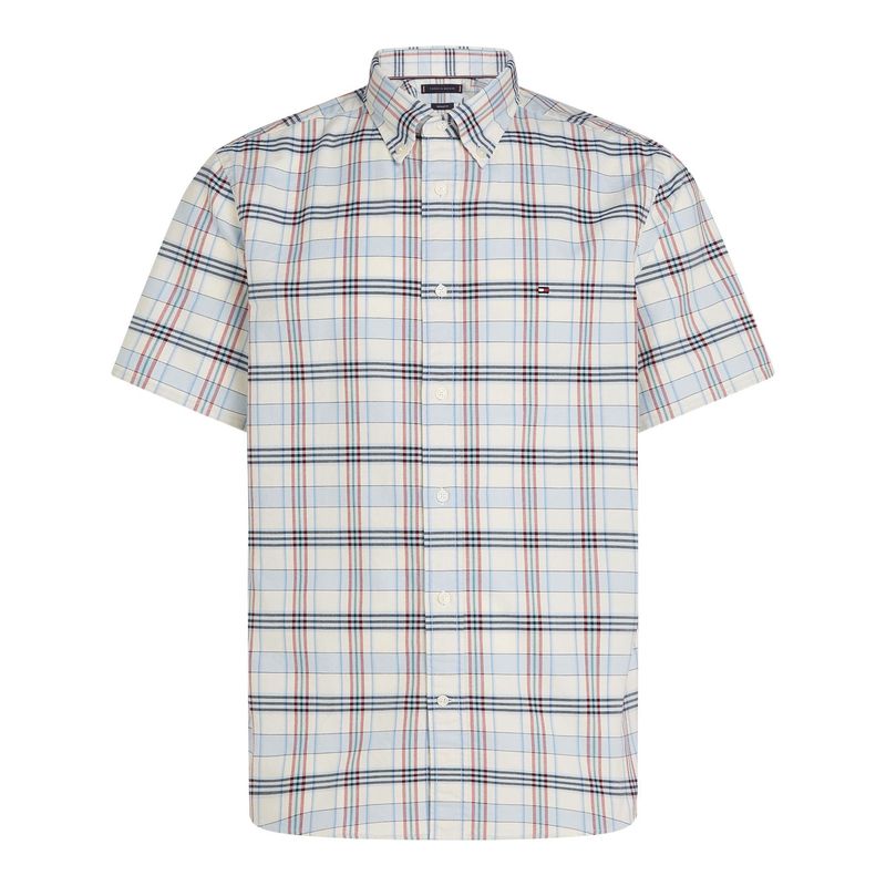 TOMMY HILFIGER - Camisa de Verano a Cuadros Clásica Tommy Hilfiger
