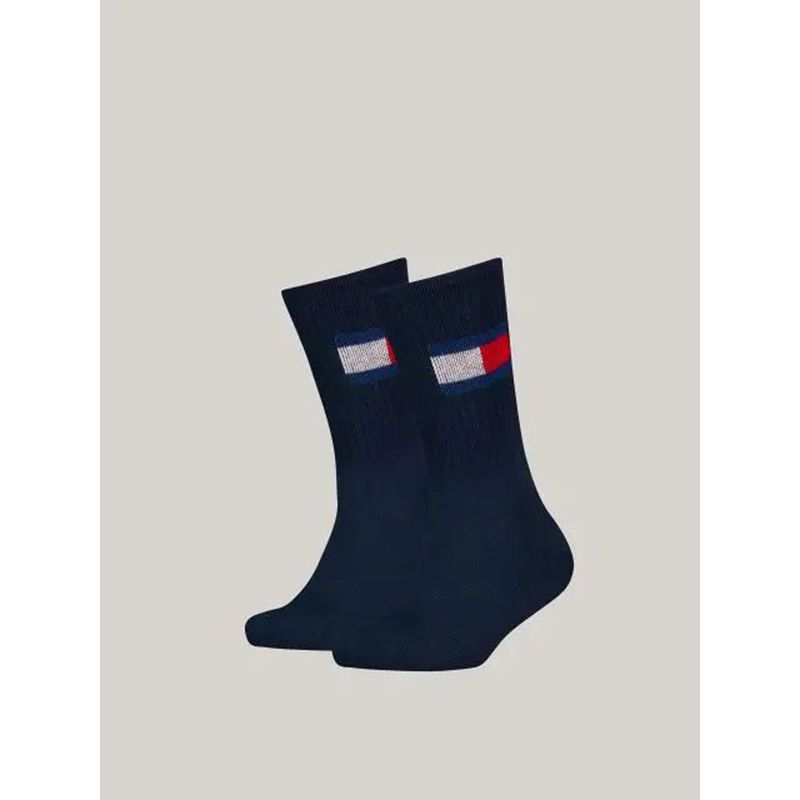 TOMMY HILFIGER - Pack azul de 2 medias para niños Tommy Hilfiger