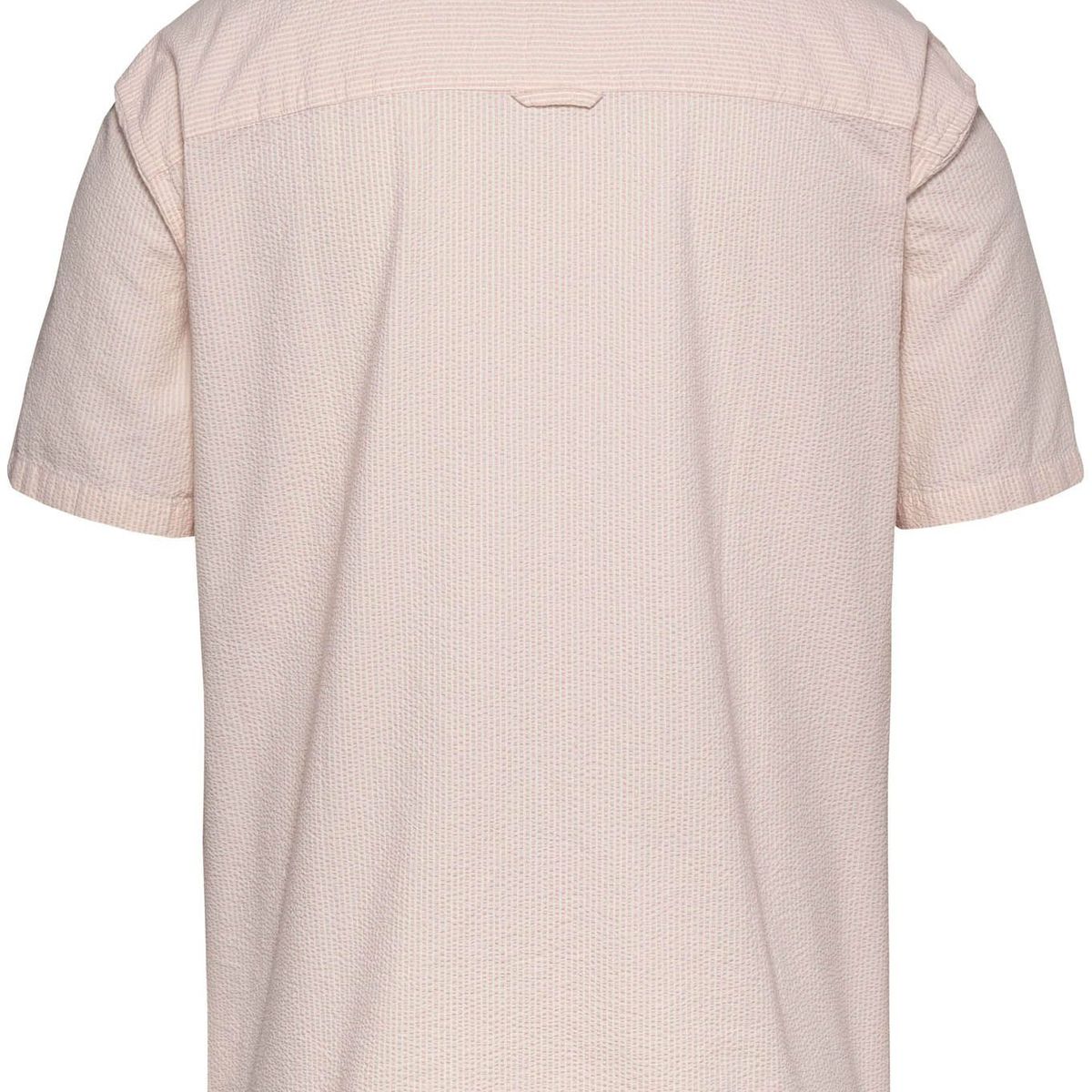 TOMMY HILFIGER - Camisa rosa de rayas con manga corta Tommy Jeans