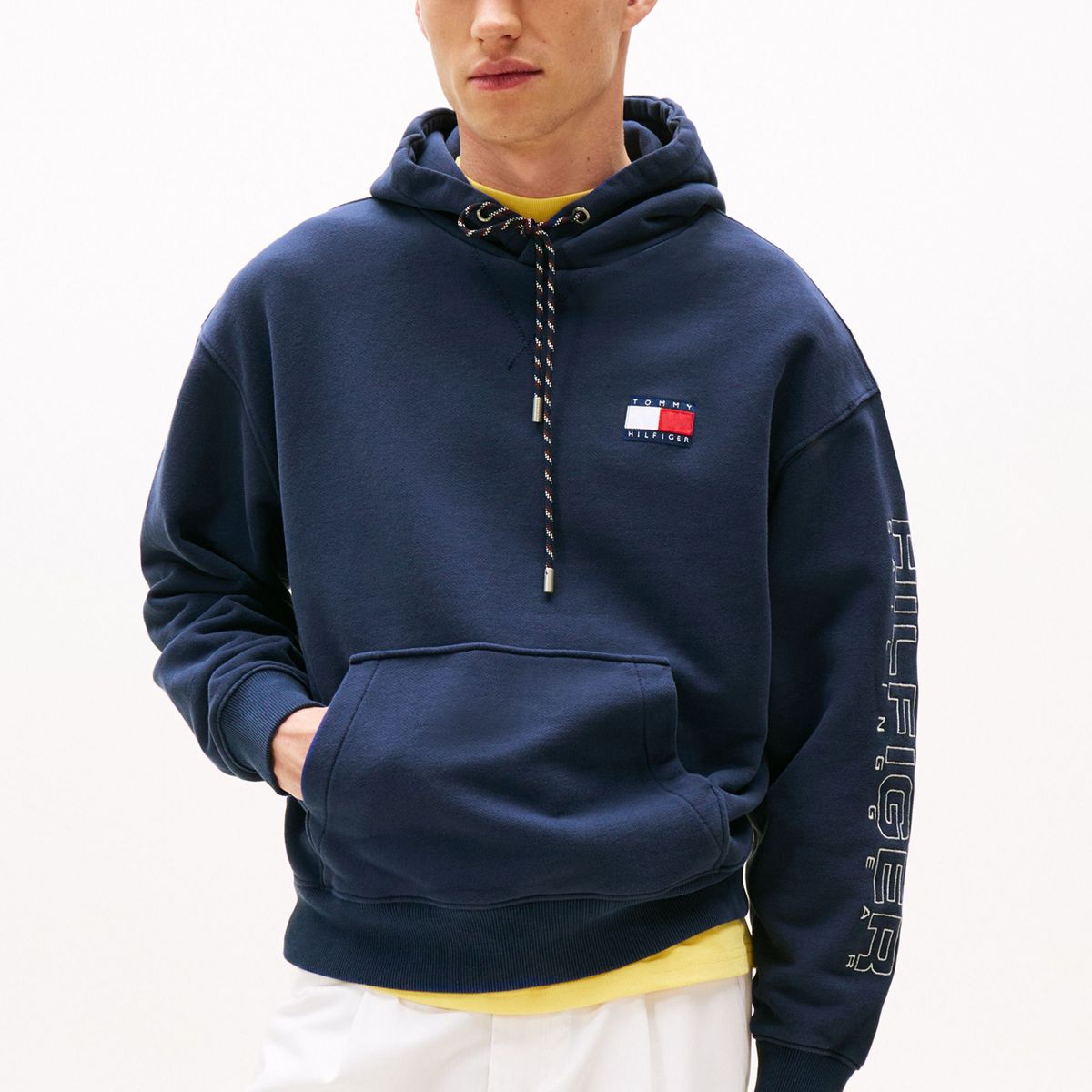 TOMMY HILFIGER - Buzo azul amplio con capota Hilfiger Sailing Tommy Hilfiger