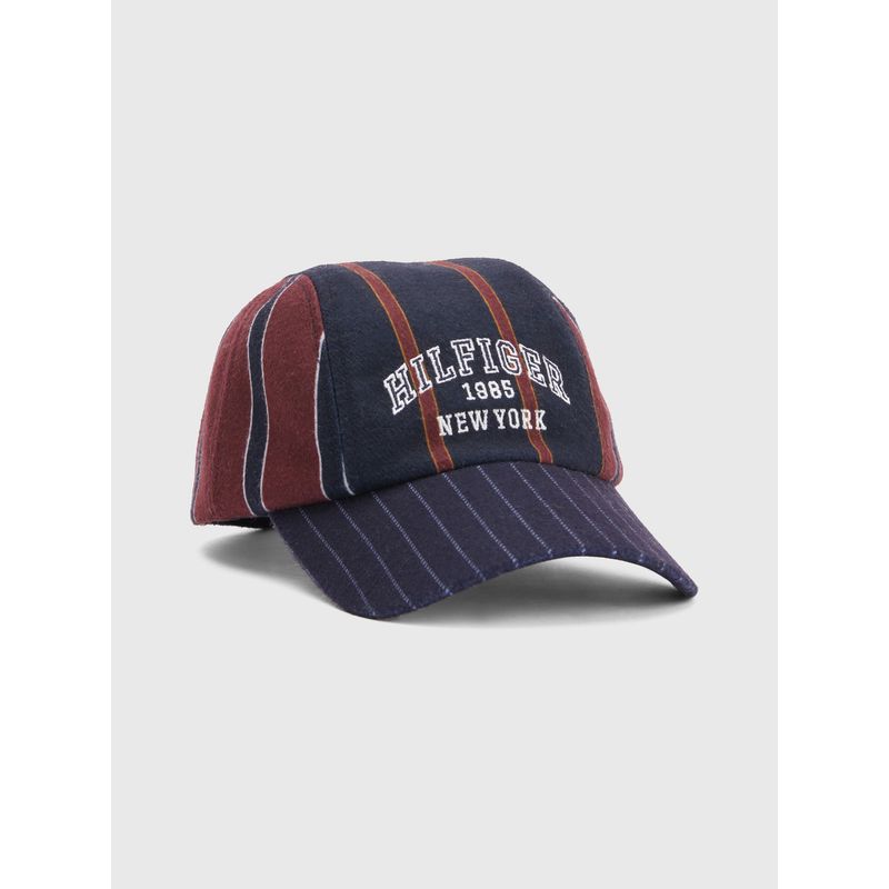 TOMMY HILFIGER - Gorra azul Prep de raya diplomática Tommy Hilfiger