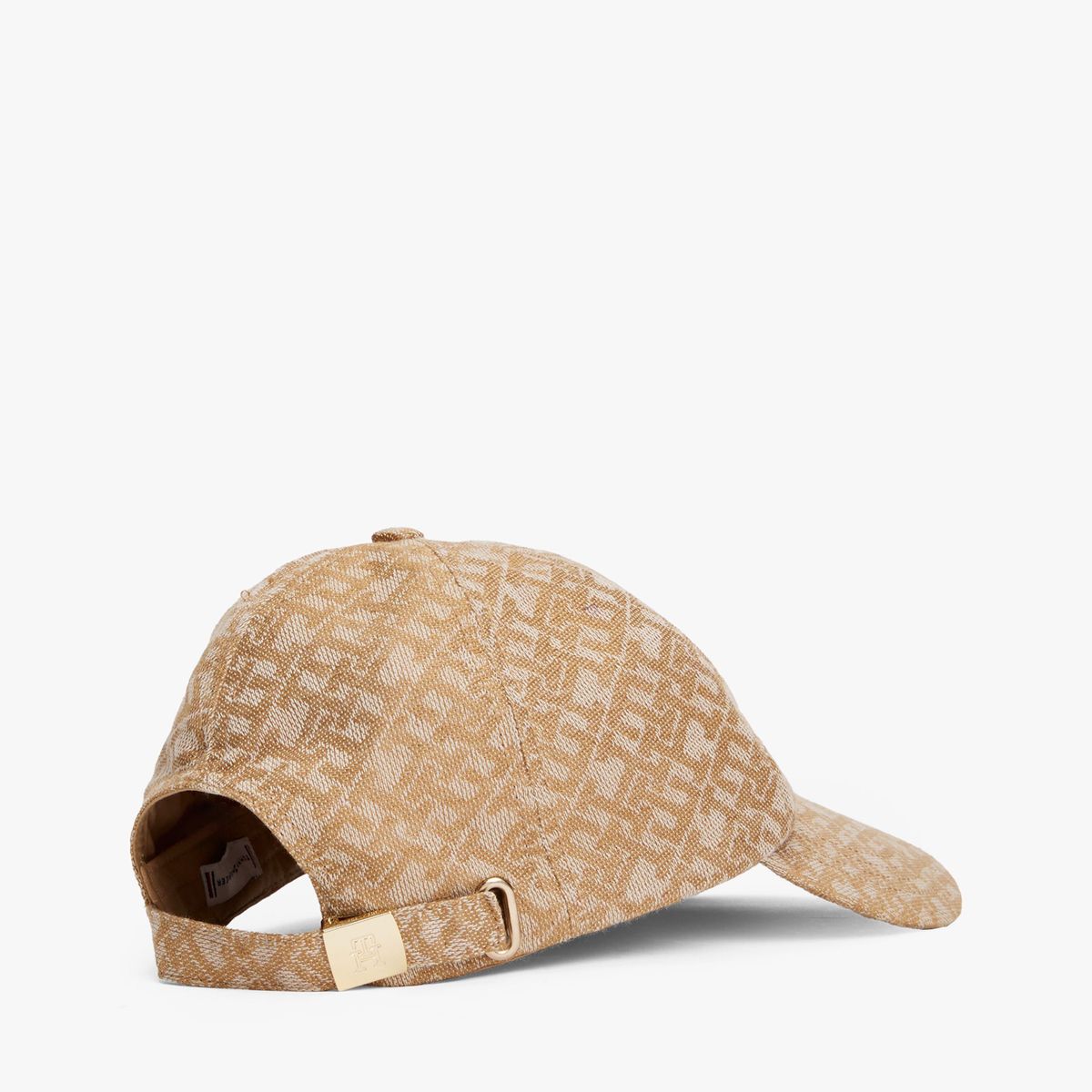 TOMMY HILFIGER - Gorra beige de béisbol con monograma TH Tommy Hilfiger