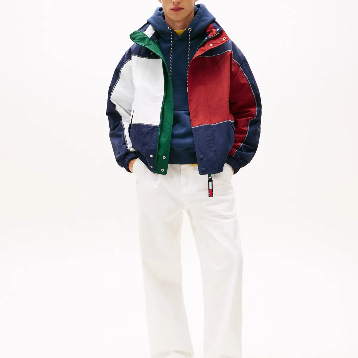 TOMMY HILFIGER - Pantalón blanco chino náutico Hilfiger regular Tommy Hilfiger