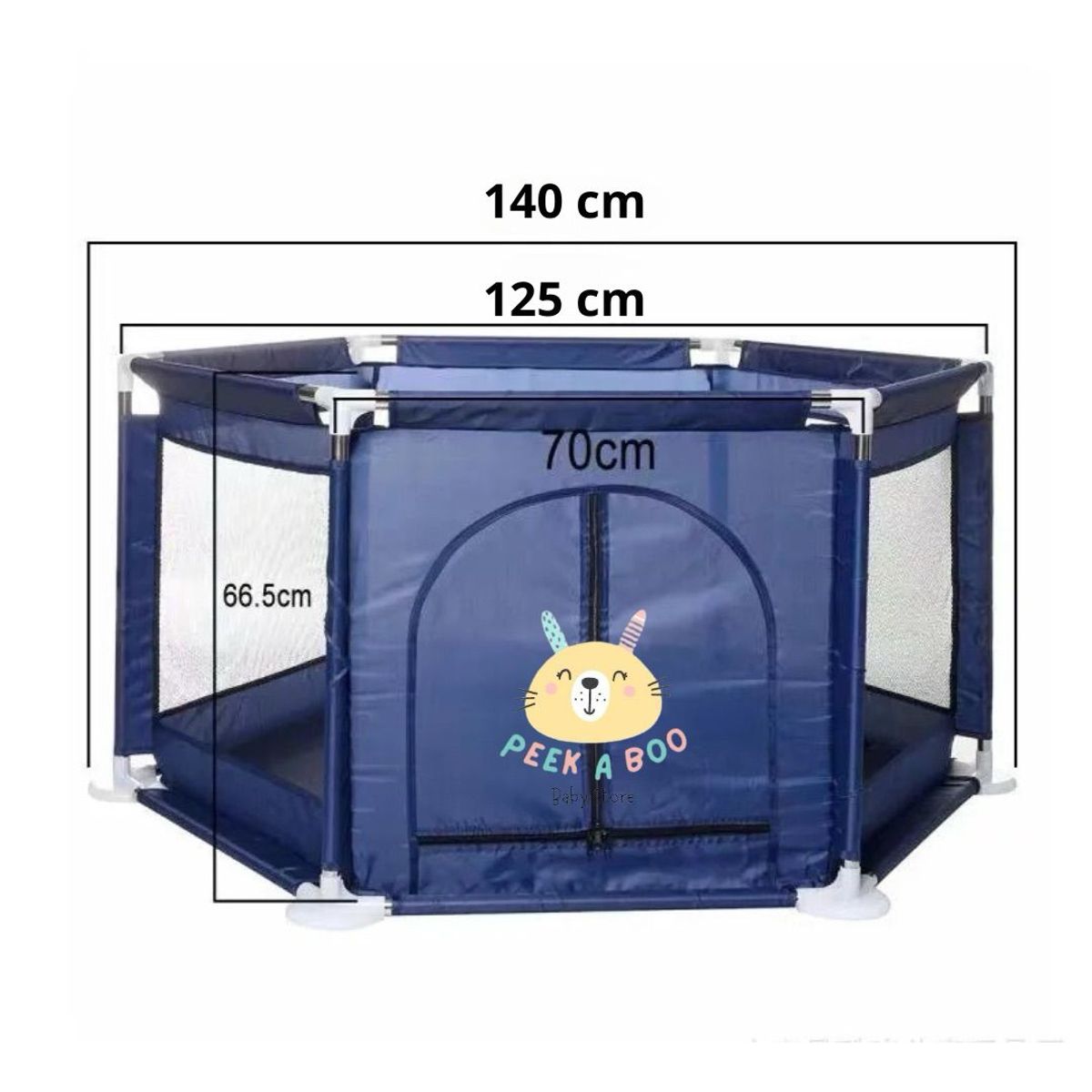 GENERICO - Corral De Juegos Hexagonal Para Bebes Color Verde