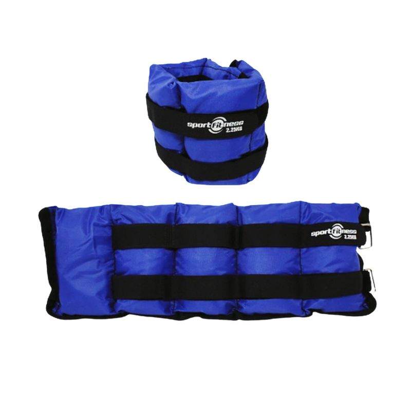SPORTFITNESS - Pesas De Tobillo 2.25 Kg Tonifica Piernas Y Glúteos