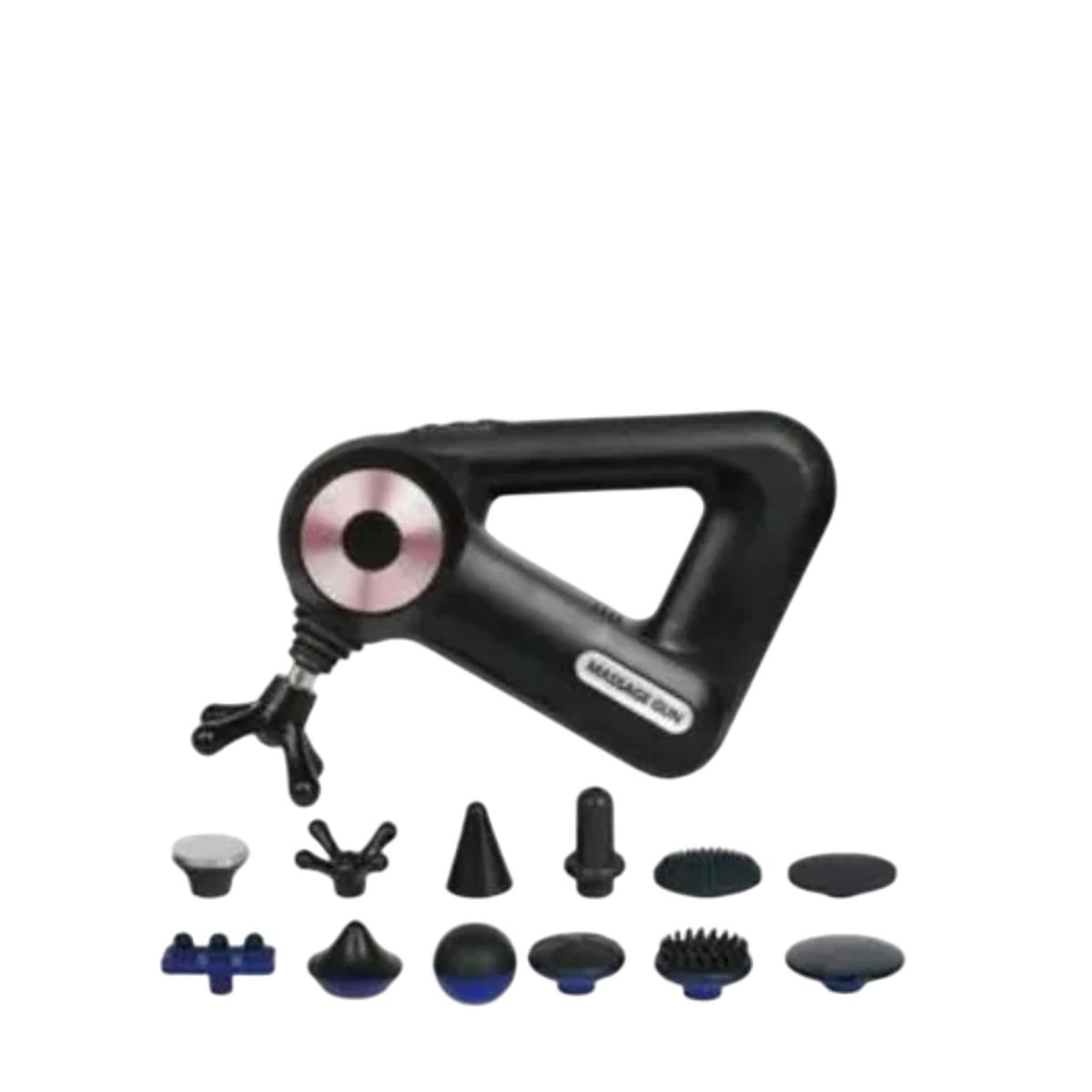 GENERICO - Masajeador Corporal Massage Gun 12 Piezas Inalambrica 110v