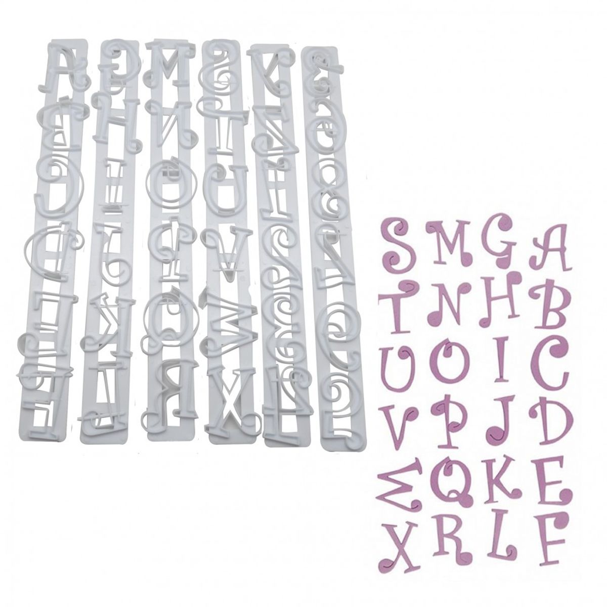 ORQUIDEA - ABECEDARIO LETRAS Y NUMEROS FUNKY