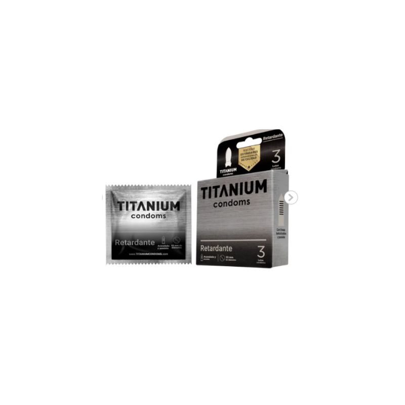 TITANIUM - Condones Titanium Lubricado x 3