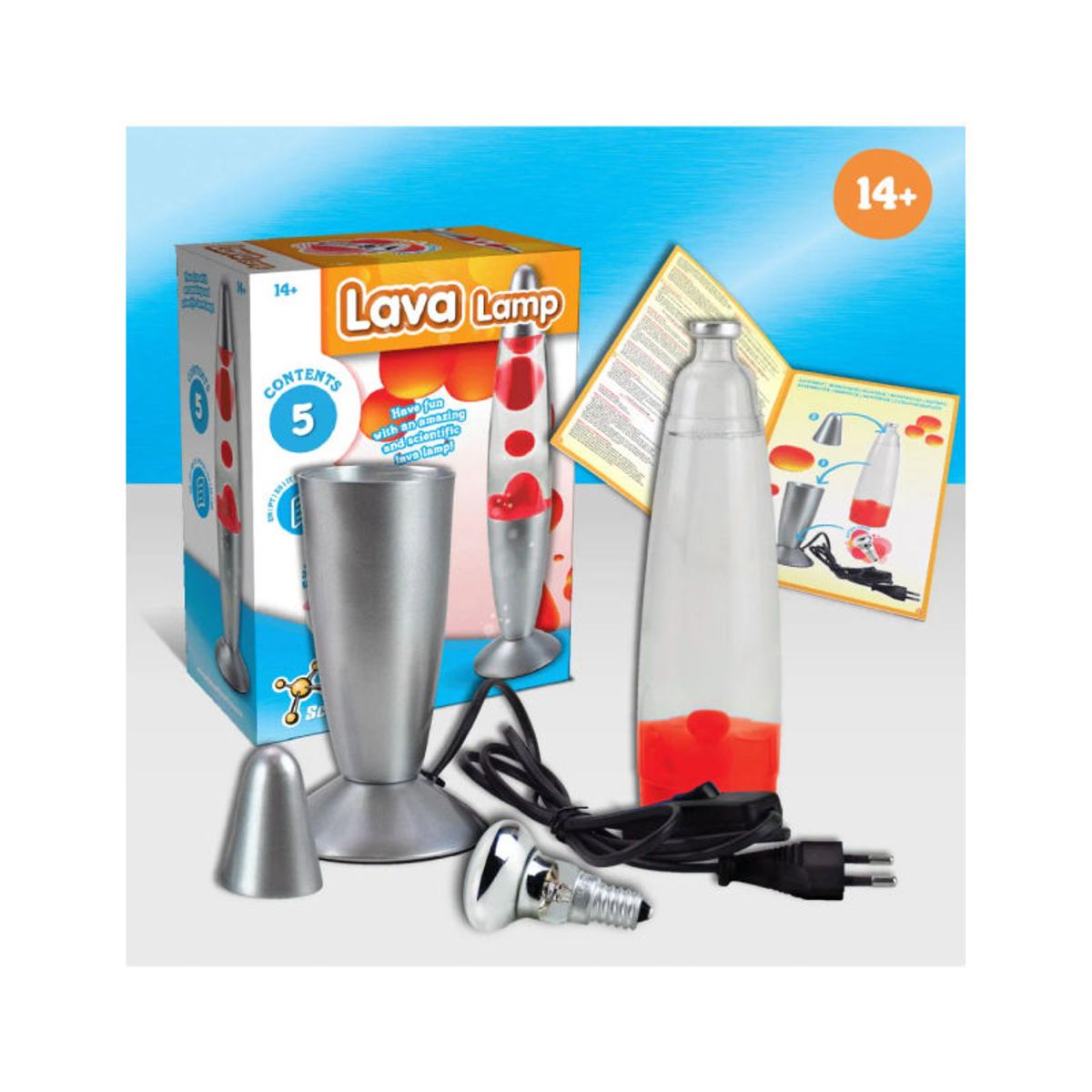 GENERICO - LAVA LAMP LAMPARA DE LAVA DE JUGUETE