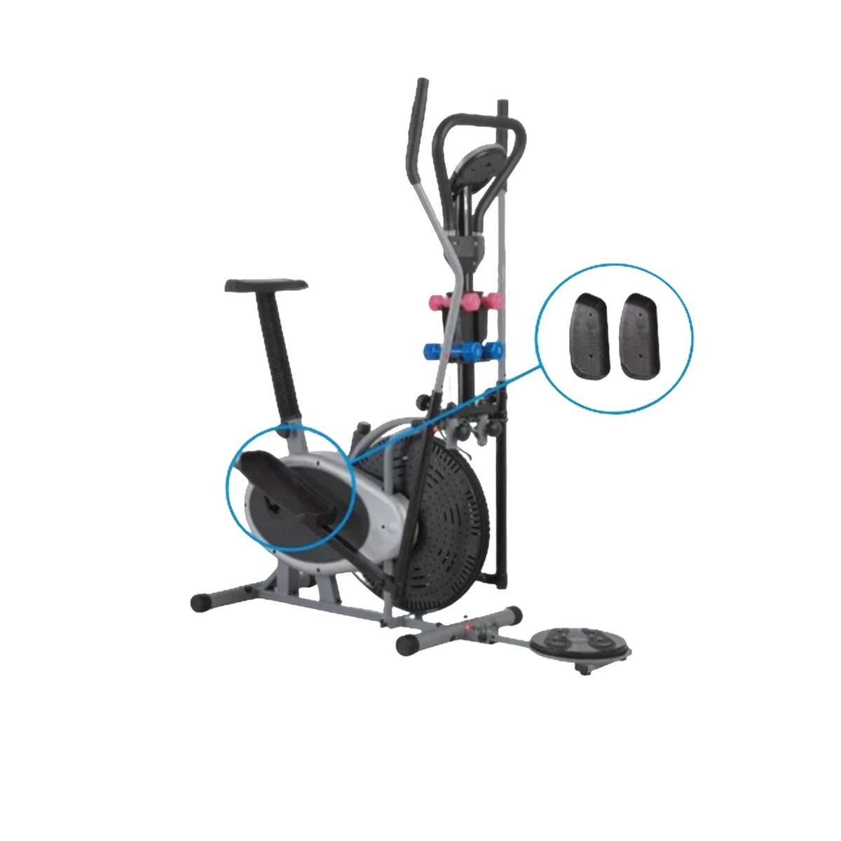 SPORT FITNESS - Pedales Genéricos Par Para Elíptica Repuestos De Calidad