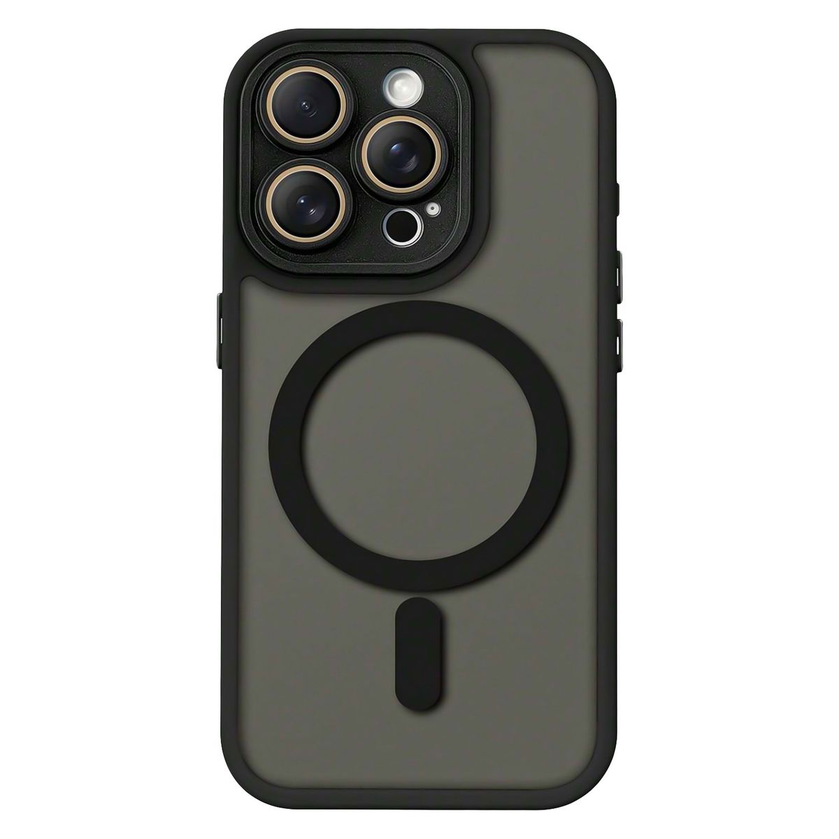 GENERICO - Funda Magsafe Transparente Mate con Protector de Camara Compatible con iPhone 16 Pro Max