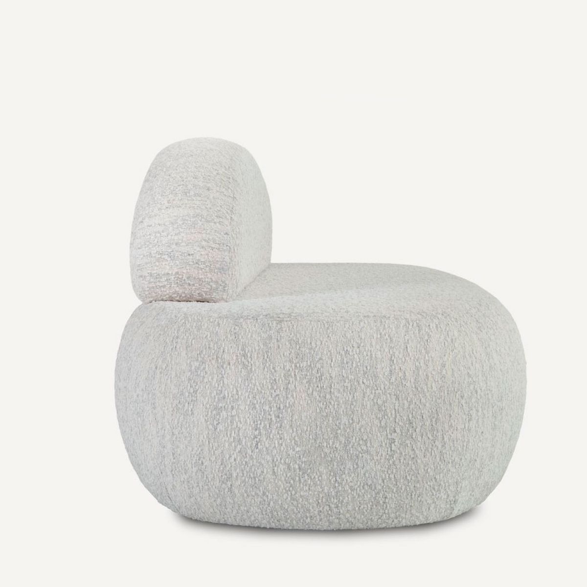 GENERICO - Sofá Moderno Vivo Chic Pequeño para Habitación o Dormitorio Gris claro