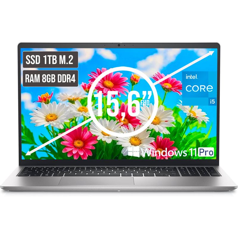 DELL - PORTATIL DELL INSPIRON INTEL CORE I5 1334U SSD 1TB RAM 8GB LED 156 FHD LC W11 PRO